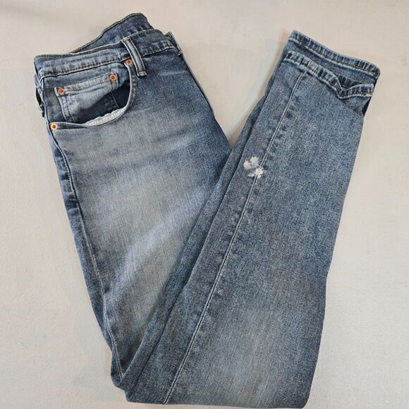Levi's 512 Jeans Men's 32 x 32 Medium Wash Blue Straight - Picture 12 of 16